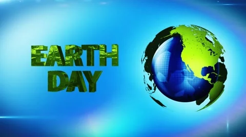 Earth globe turn around loop, spinning  world green energy Stock Footage 61063661