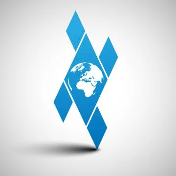 Earth globe vector illustration イラスト素材