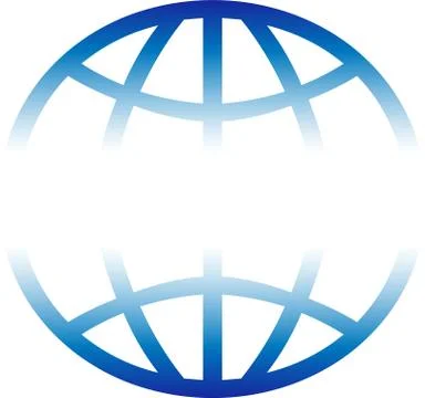 Earth, globe, world globe, logo Stock Illustration