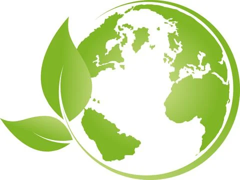 Earth, globe, world globe, logo, icon Stock Illustration