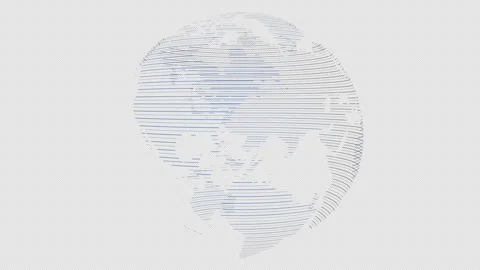 Earth Globe - World Map on Alpha Channel | Stock Video | Pond5