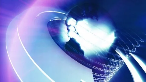 Earth globe world planet Stock Footage 90685759