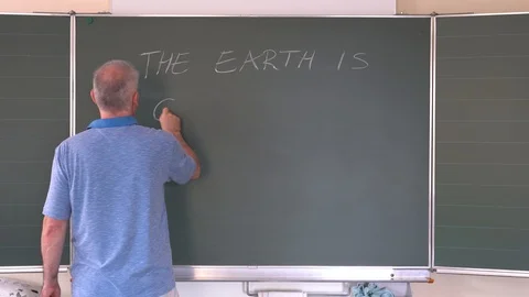 The earth is going down Stock Footage 111943997