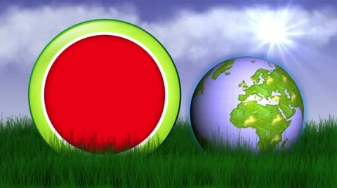 Earth grass speech 1 Stock-Footage 10830076