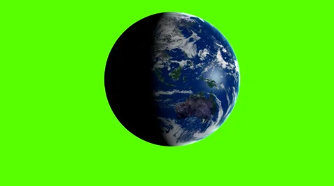 Earth greenbox animation Stock Footage 33185431