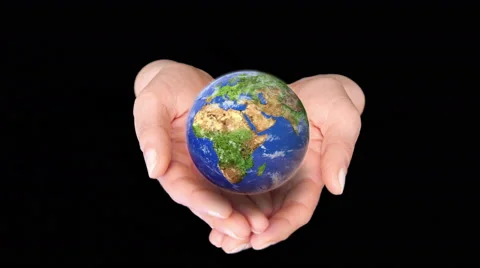 Earth in hands. 4k Stock Footage 47371181