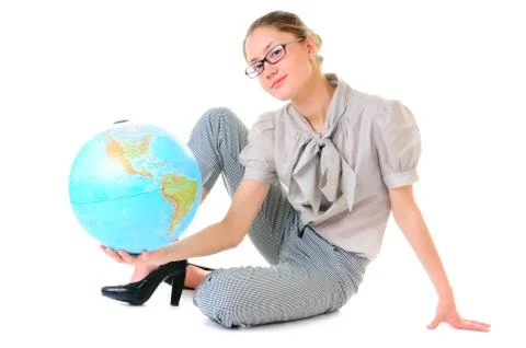 Earth in hands Stock Photos
