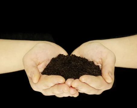 Earth in hands Stock Photos