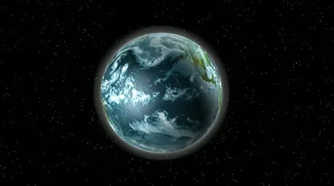 Earth HD Animation Loop Stock Footage 11612633