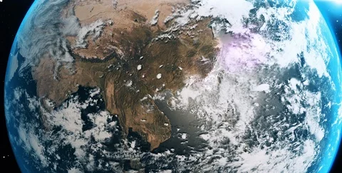 Earth High Quality 3D Rendered Stock Footage 105278628