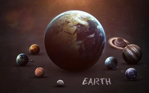 Earth - High resolution Stock Illustration