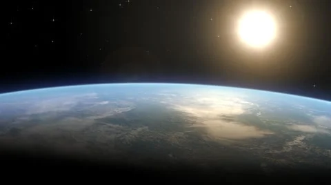 Earth Horizon Stock Footage 1038501