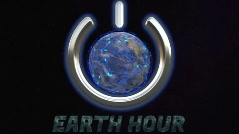 Earth hour animation Stock-Footage 327049654