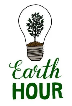 Earth Hour Stock Illustration