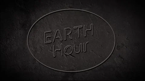 Earth hour Stock Illustration