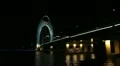 Earth Hour, Liede Bridge, Pearl River, Guangzhou, Guangdong, China, Canton HD Footage