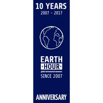 Earth Hour Movement Stock Illustration