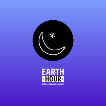 Earth Hour Movement Stock Illustration