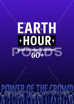 Earth Hour Movement Stock Illustration