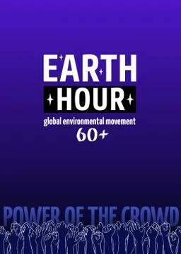 Earth Hour Movement Stock Illustration
