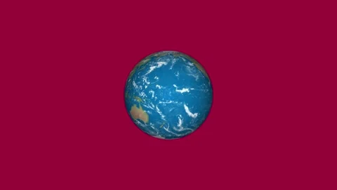 Earth icon animated video Stock Footage 294401207