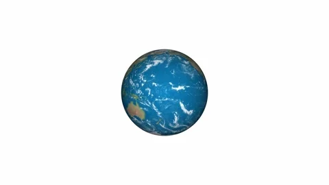 Earth icon animated video Stock Footage 294401272