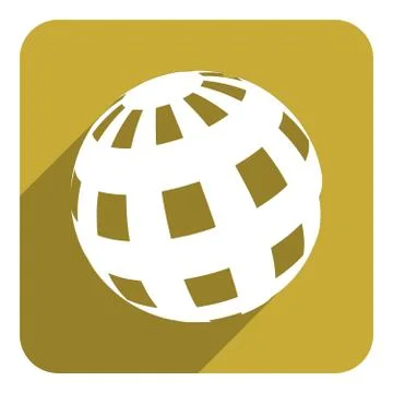 Earth icon, Illustrazione stock