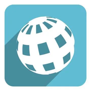 Earth icon, Illustrazione stock