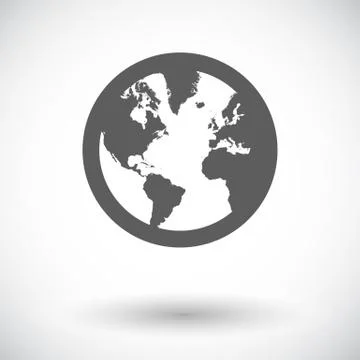 Earth icon 스톡 일러스트