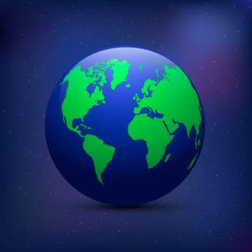 Earth icon. Stock Illustration