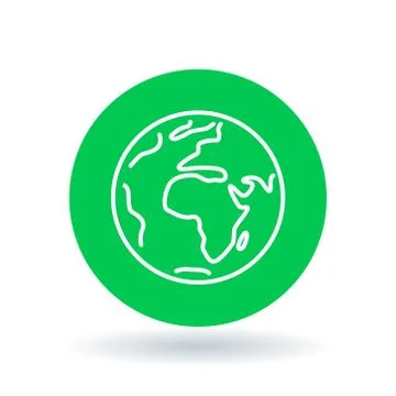 Earth icon Stock Illustration