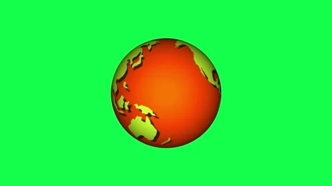 Earth icon rotation on background . Stock Footage 259466998