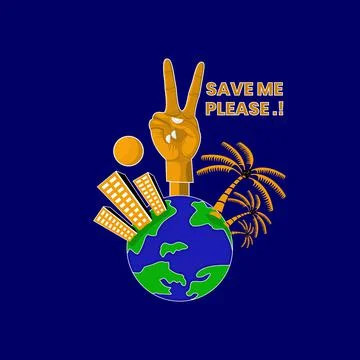 Earth ilustration vector Stock Illustration