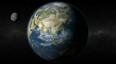 Earth India Moon Видео 489993
