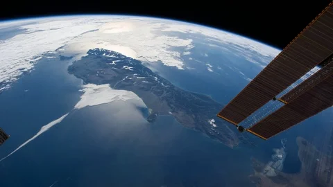 Earth From ISS / Space Stock Footage
