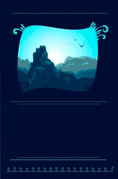 Earth  landscape3 Stock Illustration