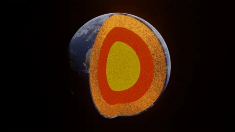 Earth Layers Stock Footage 136988224