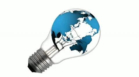 Earth in the light bulb 動画素材 20435544