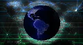 Earth line graphic maps series - 8 HD Footage