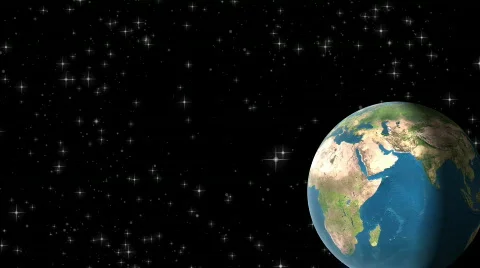 Earth loop Stock Footage 538863