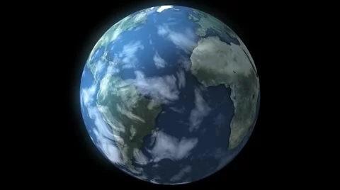 Earth Loop Stock Footage 3283228