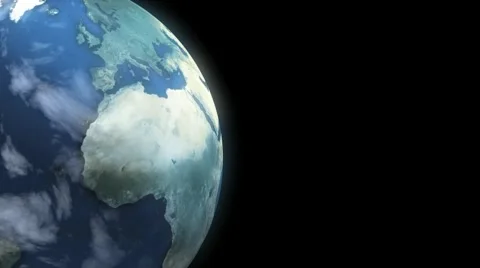 Earth Loop Stock Footage 3284059