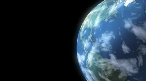 Earth Loop Stock Footage 3284182