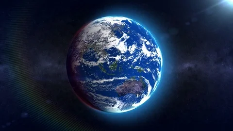Earth Loop Stock Footage 100644135