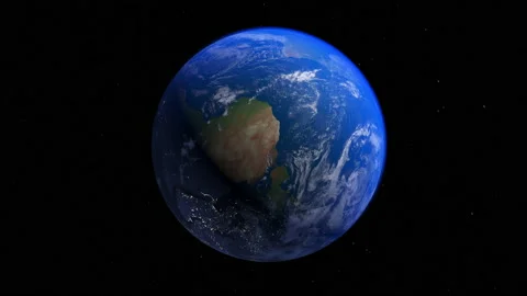 Earth Loses Gravity Seamless Loop Stock Footage 169083811