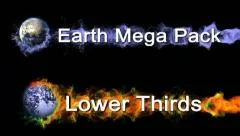 Earth Lower Third Stock After Effects