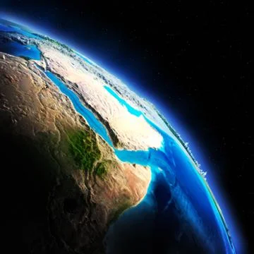 Earth map 3d rendering イラスト素材