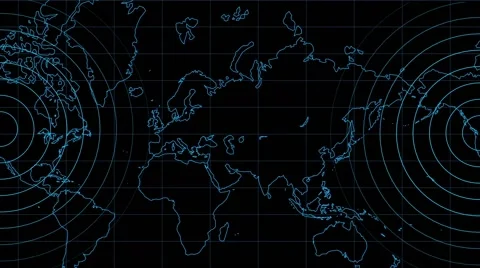 Earth Map Background  07 Stock Footage 45295655