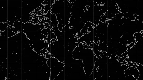 Earth Map Background  09 Stock Footage 45296269