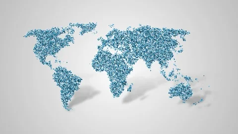 Earth map Stock Footage 96170636